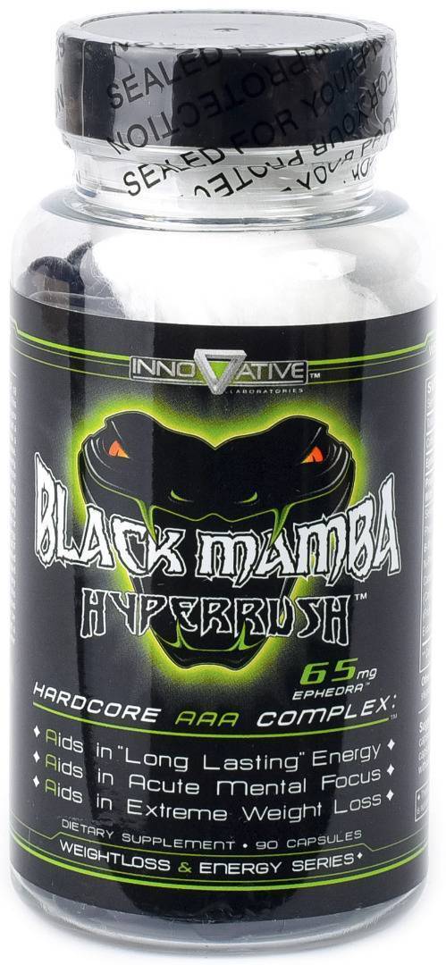 картинка Жиросжигатель Black Mamba 90к Innovative Labs (США) от магазина ProteinGrad