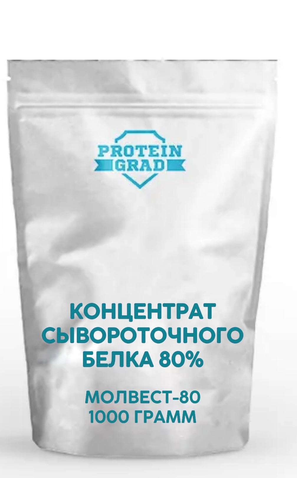 картинка Концентрат сывороточного белка 80% Воронежский 1000г (Россия) от магазина ProteinGrad