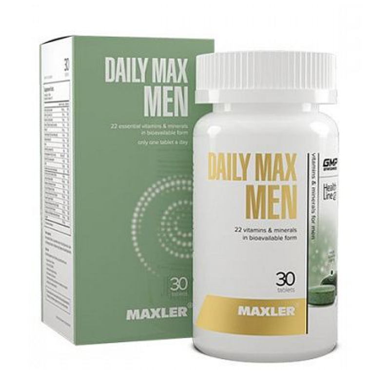 Витамины Daily Max Men 30таб. (Maxler)